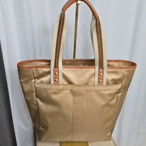 Coach Gold Tote EUC - Picture 2 of 13